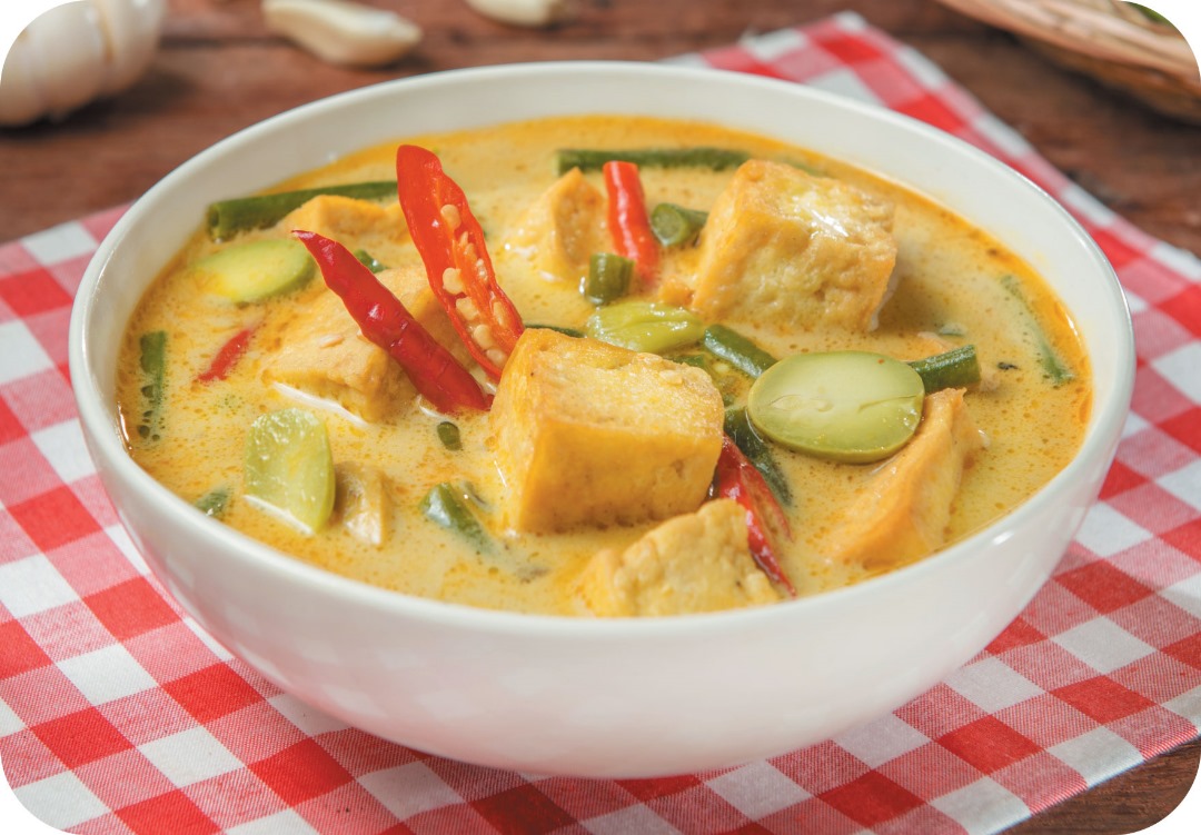Lontong with Sayur Lodeh